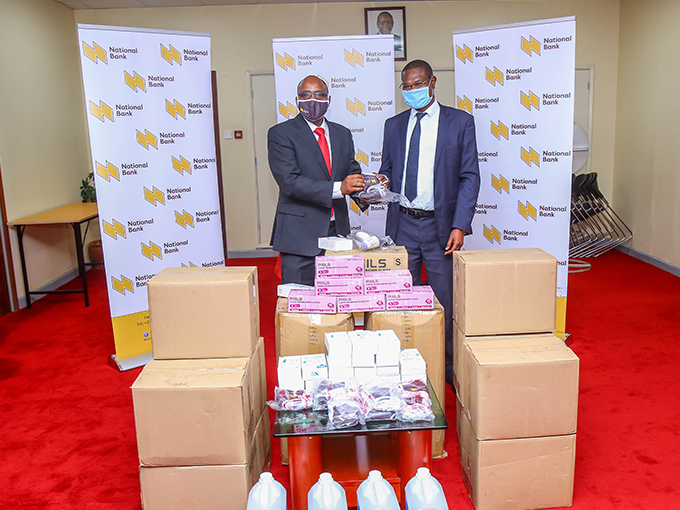 NBK donates Masks PPE And Sanitizer To TSC 